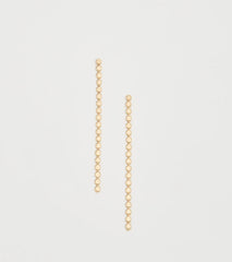 Simple Glam Long Chain Earrings